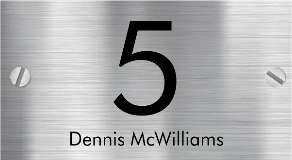 Placă de recunoștință: Dennis McWilliams
