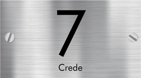 Placă de recunoștință: Crede