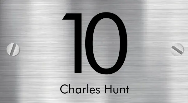 Placă de recunoștință: Charles Hunt