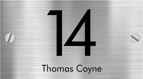 Placă de recunoștință: Thomas Coyne
